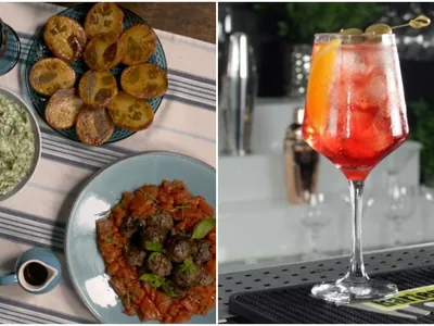 Prato mediterrâneo e drinques: aprenda receitas do Papo com Sabor