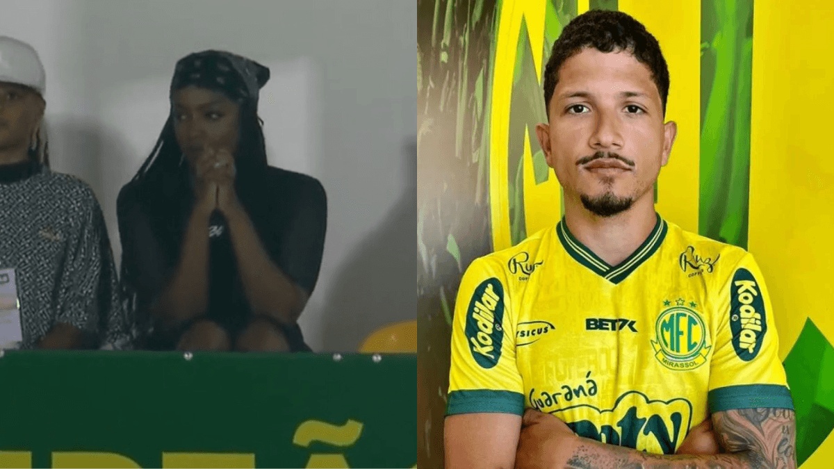 Cantora Iza vai até Mirassol para ver namorado Yuri em jogo contra Palmeiras