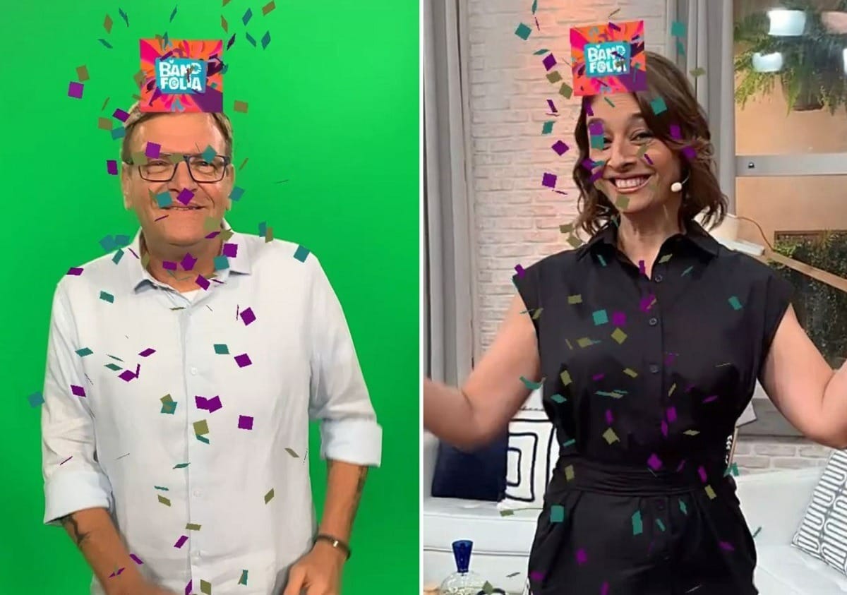 Band Folia lança filtro para o Carnaval 2023 com narração de Sérgio Maurício