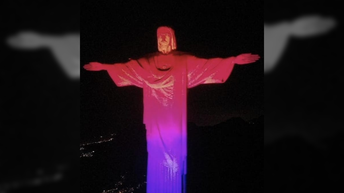 Cristo será iluminado de azul e vermelho nesta quinta