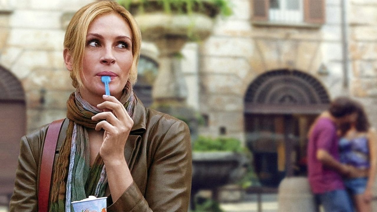 Julia Roberts em cena do filme "Comer, Rezar, Amar" Foto: Divulgação