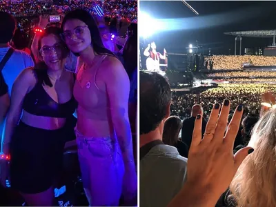 Jovem pede a namorada em casamento durante show do Coldplay em SP; veja vídeo