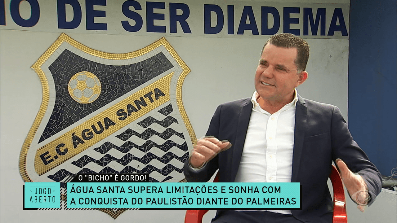 Presidente do Água Santa promete "bicho milionário" em caso de título paulista