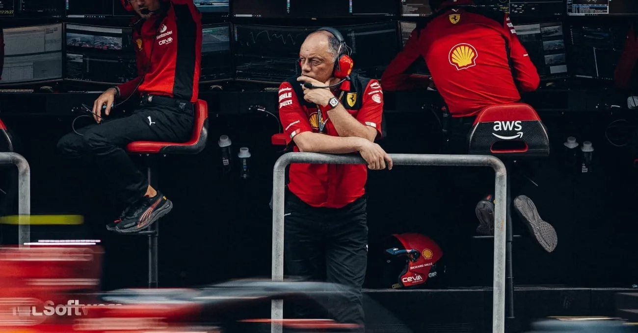 Frédéric Vasseur, chefe de equipe da Ferrari