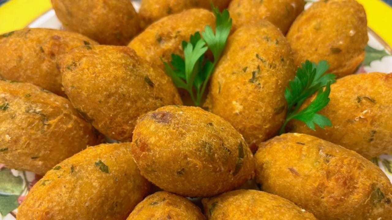 Bolinho de bacalhau de 30 minutos | Band Receitas