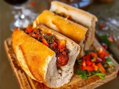 Choripán em uma versão prática e fácil na airfryer; aprenda