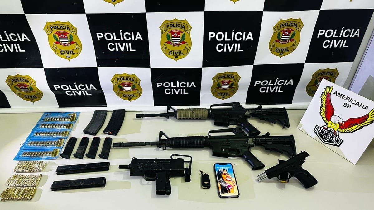 Armas militares dos EUA, Alemanha e Bélgica abastecem crime organizado no Brasil