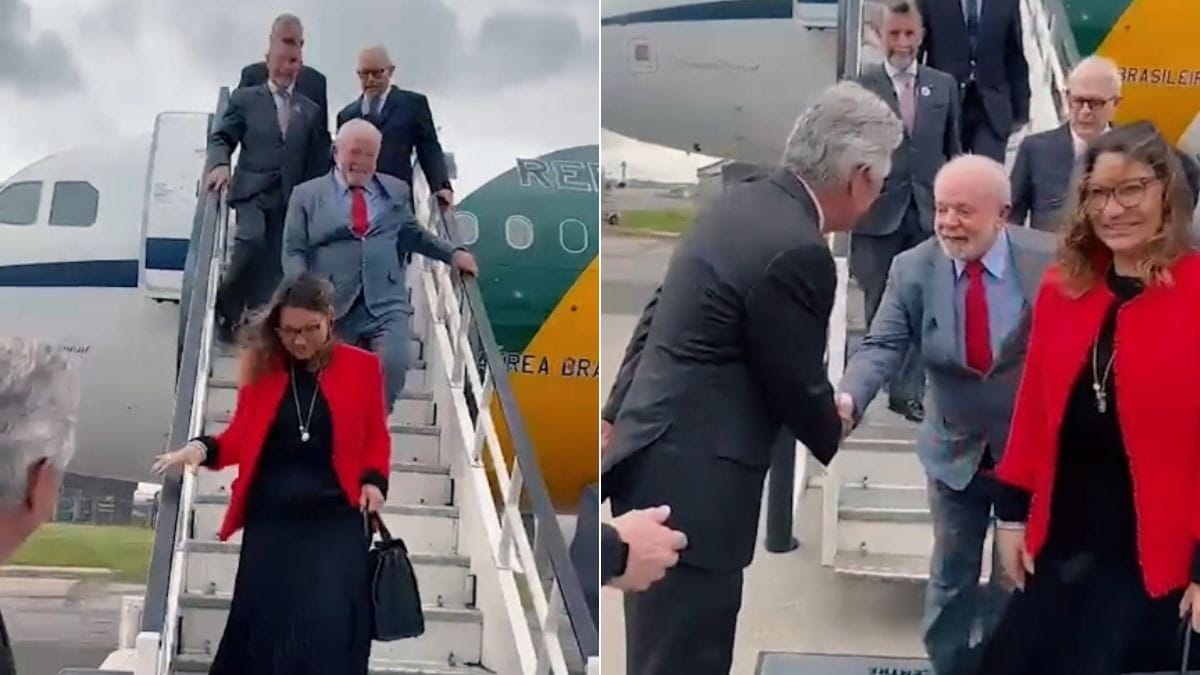 Lula chega a Londres para participar da coroação do rei Charles III