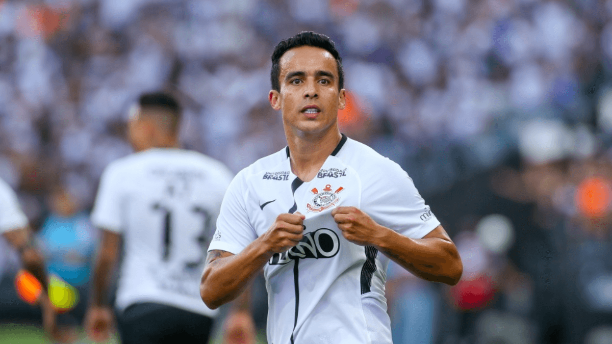 Jadson quando vestiu a camisa do Corinthians