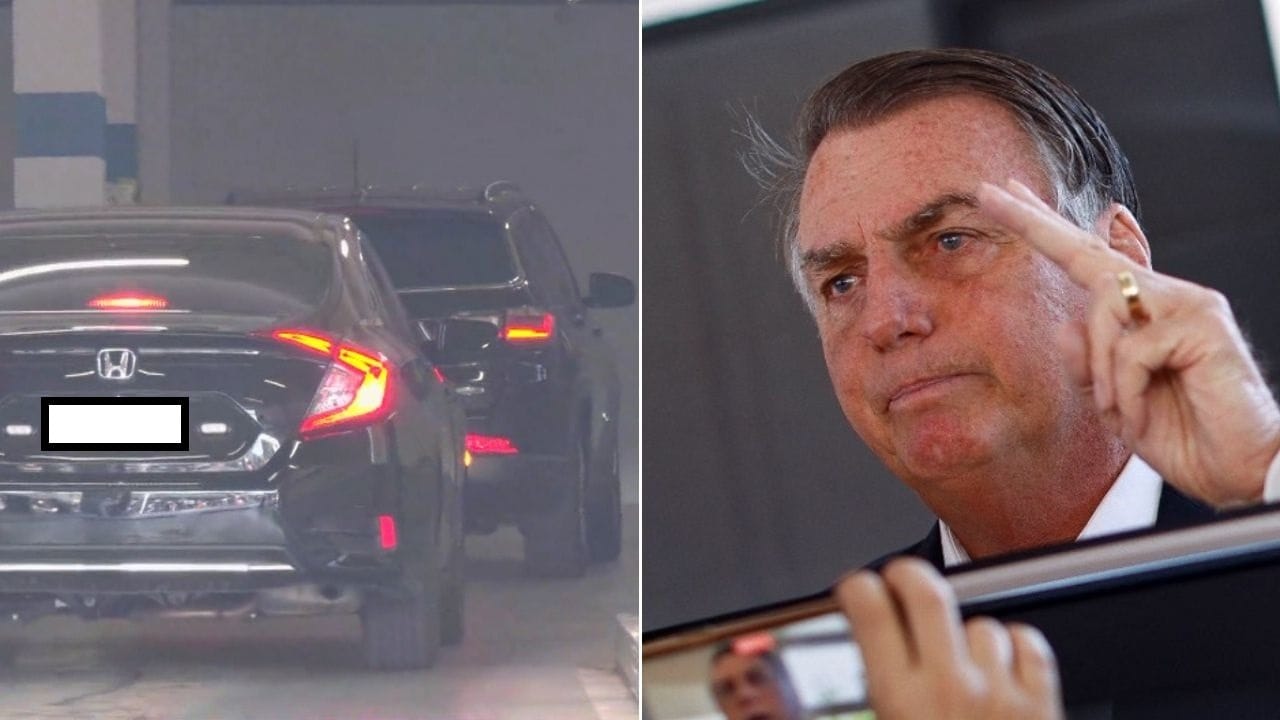 Bolsonaro chega à PF para depor sobre a falsificação em cartões de vacinação