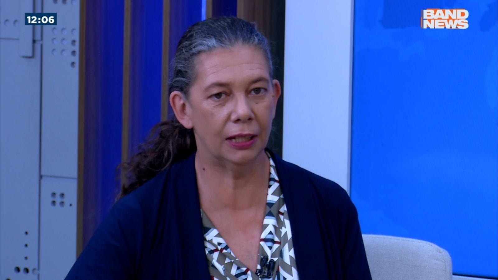 Ana Moser em entrevista no BandNews TV (Foto: Reprodução)