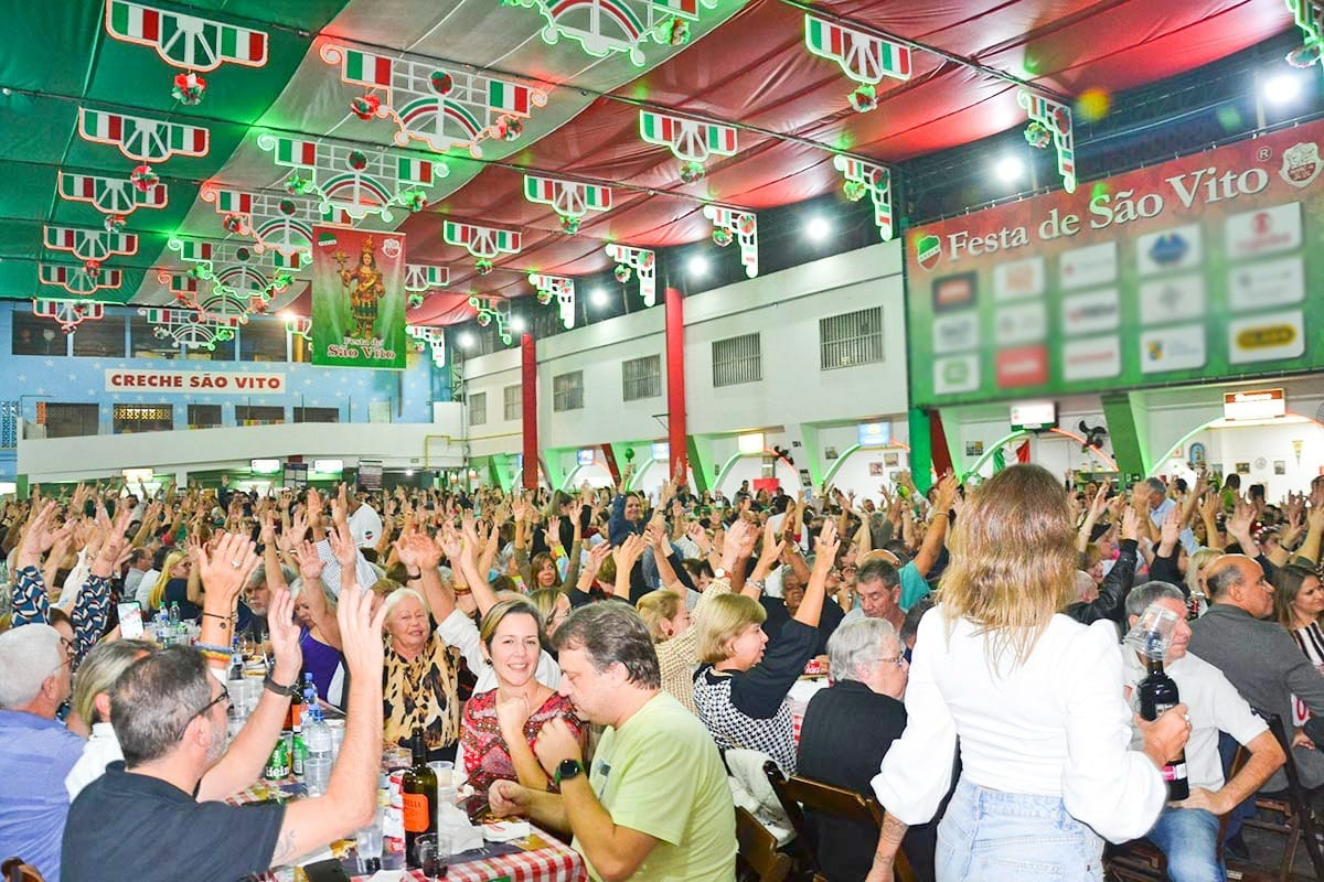 Festa de São Vito, no bairro do Brás, em São Paulo.