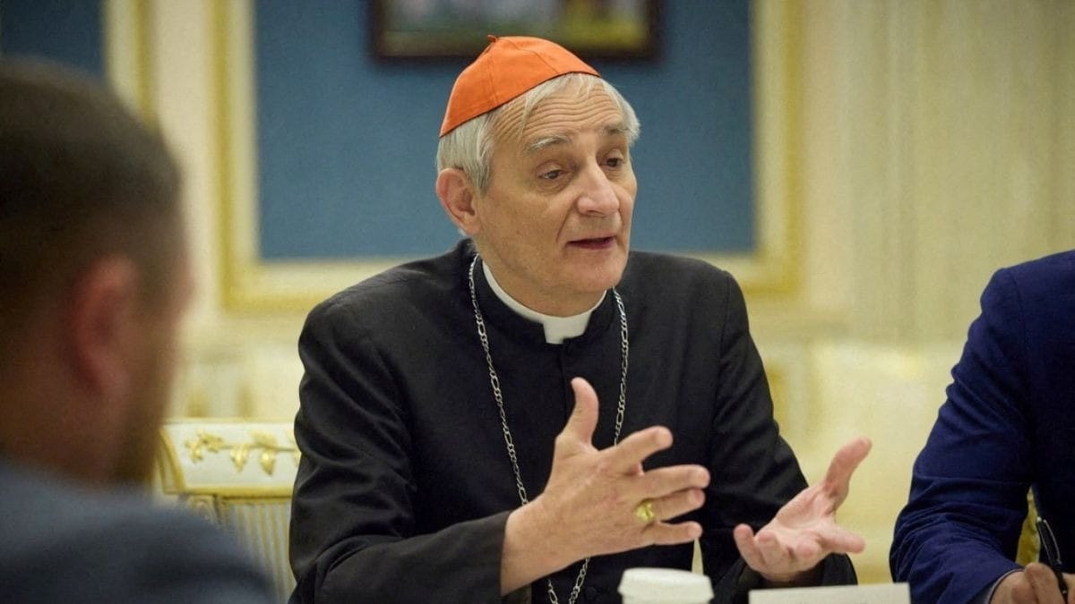 Cardeal italiano Matteo Maria Zuppi Foto: Ukrainian Presidential Press Service/Handout via REUTERS