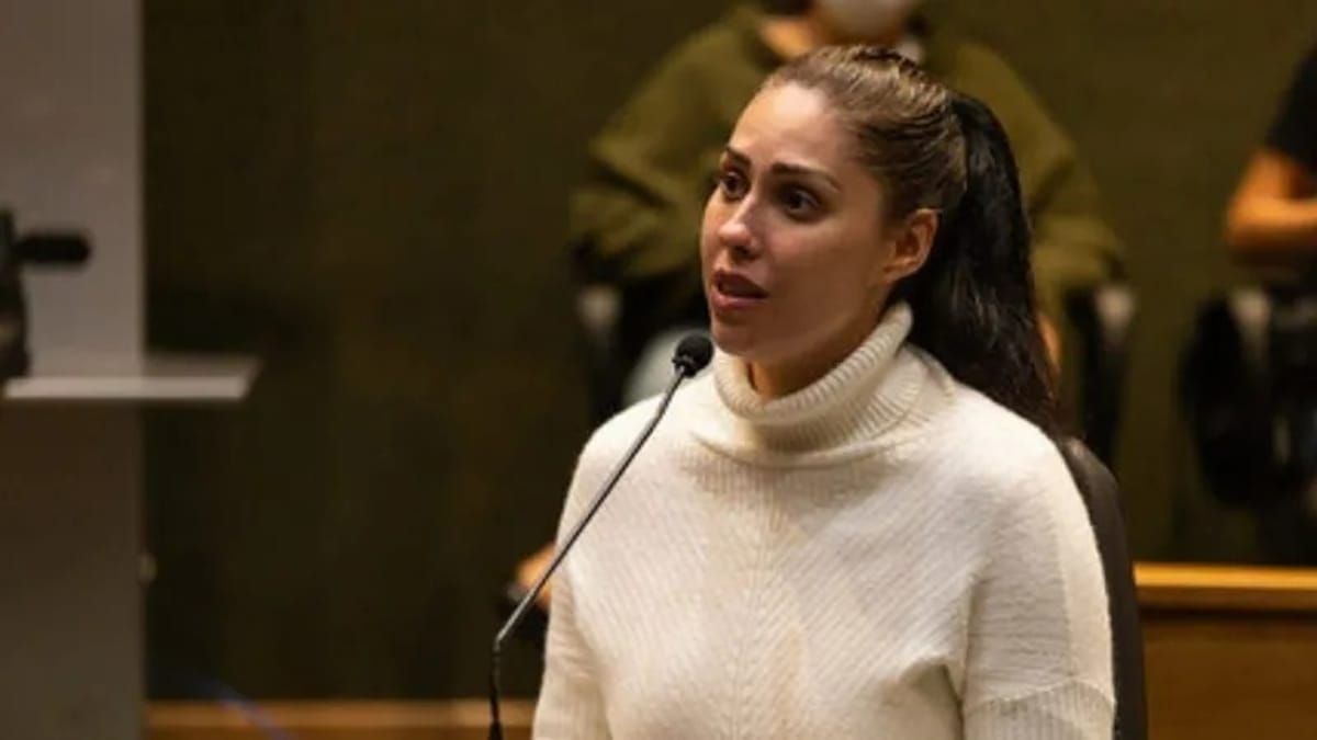 Monique Medeiros recebeu perd&atilde;o judicial pelo crime de homic&iacute;dio do filho Henry Borel &nbsp; Cr&eacute;dito: Band