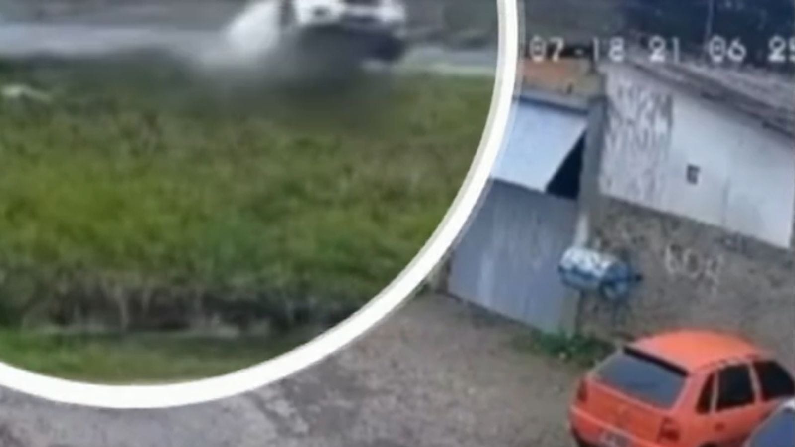VÍDEO: Motorista perde o controle e BMW voa em estrada no Paraná