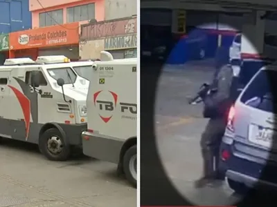 Polícia segue em busca de criminosos que assaltaram carro-forte em SP