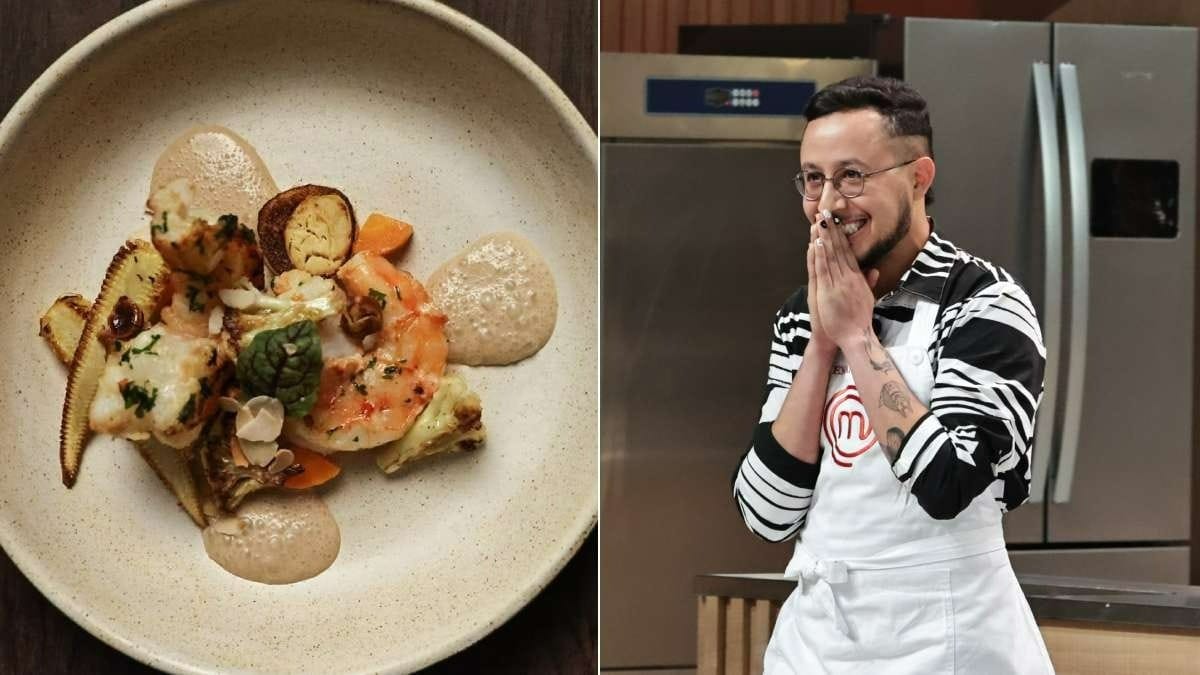 Emanuel vence prova com camarão, legumes e molho chai; aprenda a receita