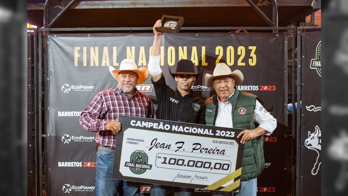 Festa do Peão de Barretos: goiano Jean Pereira é o campeão brasileiro da PBR