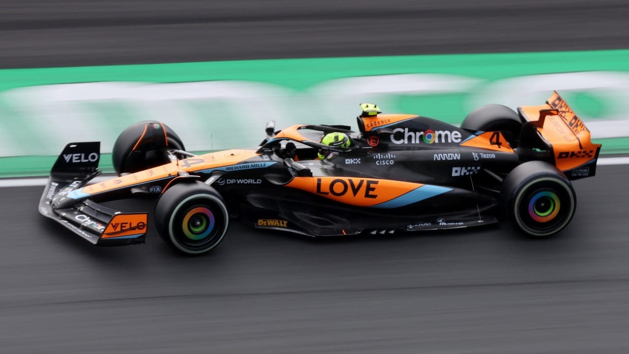 Lando Norris supera Max Verstappen e lidera segundo treino do GP da Holanda