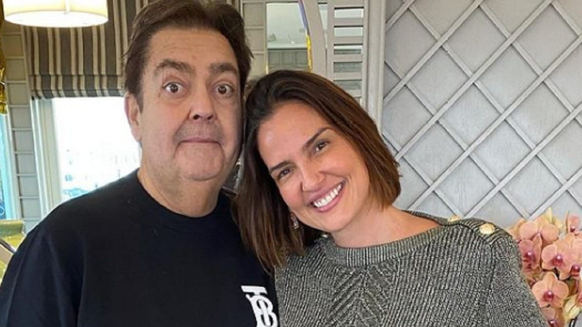 Faustão e a esposa (Foto: Reprodução)