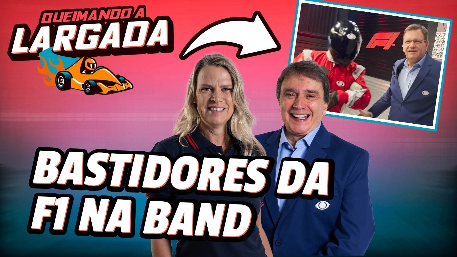 Queimando a Largada mostra bastidores da Fórmula 1 na Band como você nunca viu
