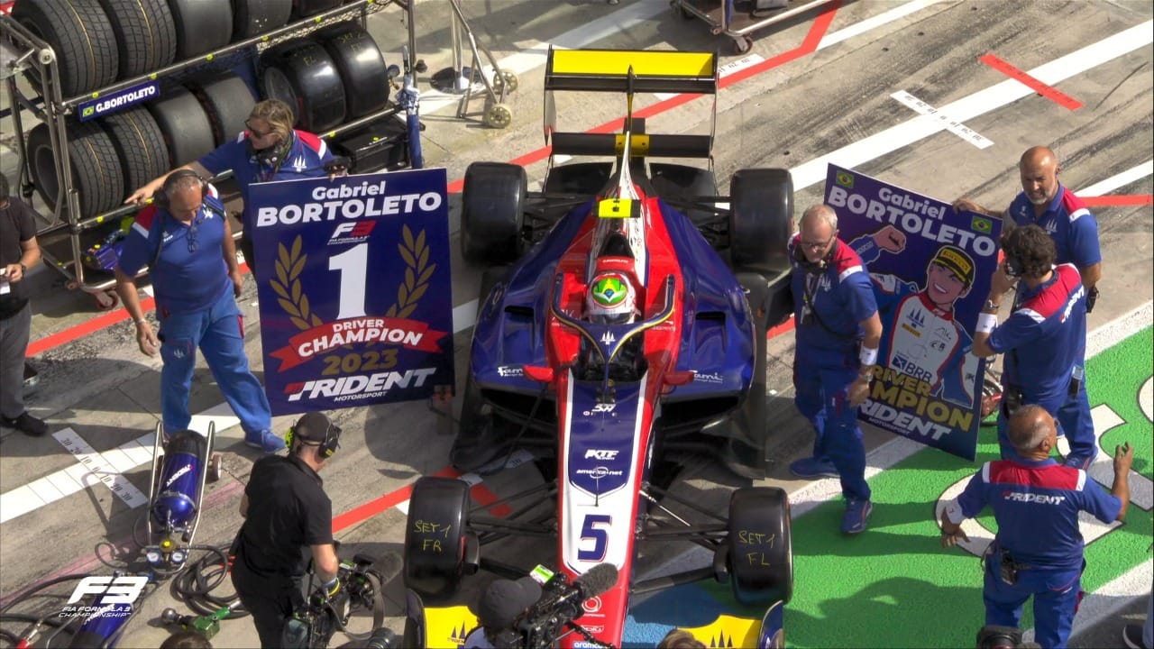 Gabriel Bortoleto conquista título da Fórmula 3 antes de corridas na Itália