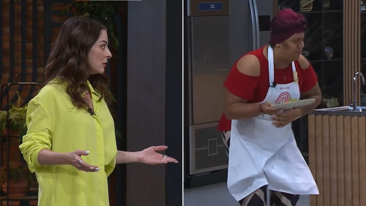 Ana Paula Padrão assusta Wilton, do MasterChef, e cozinheiro desaba: "Meu Deus"