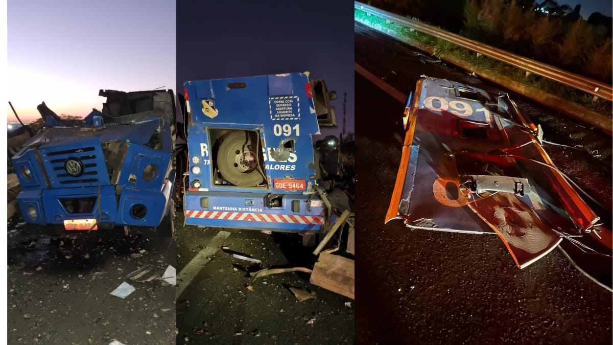 Criminosos explodem carro-forte na Rodovia Anhanguera, em Limeira