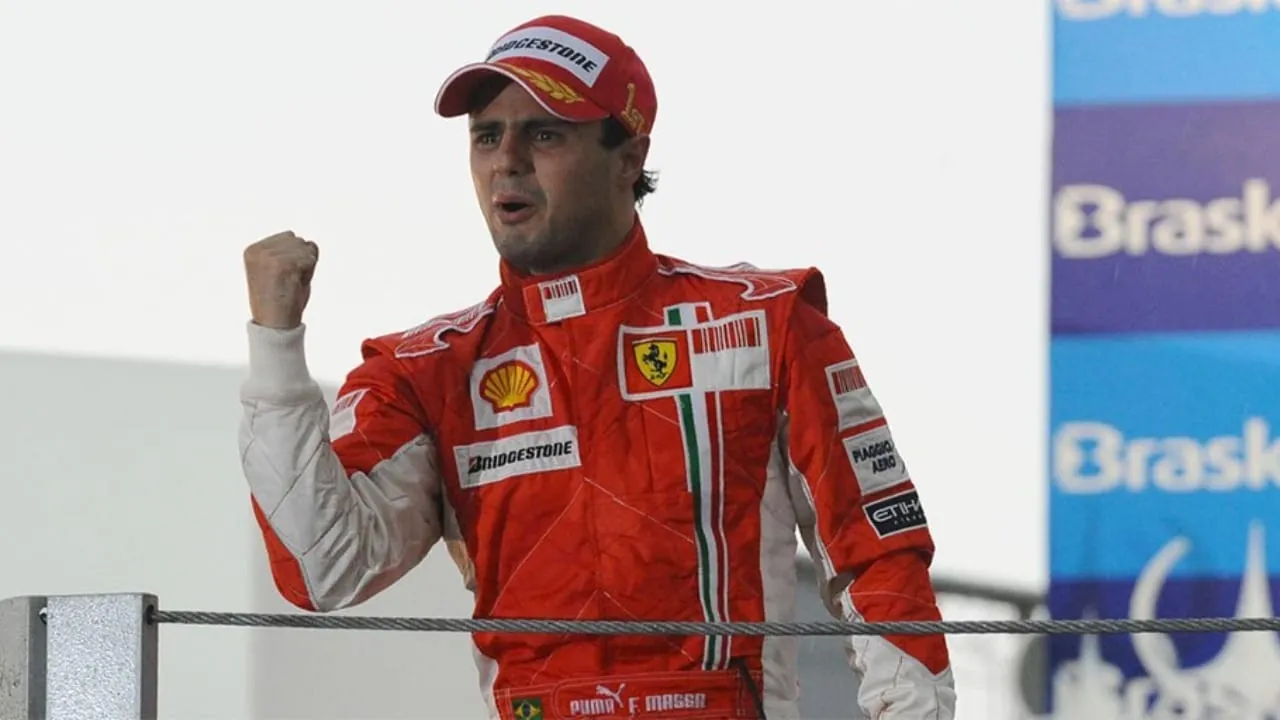 Felipe Massa (Ferrari) no GP do Brasil 2008