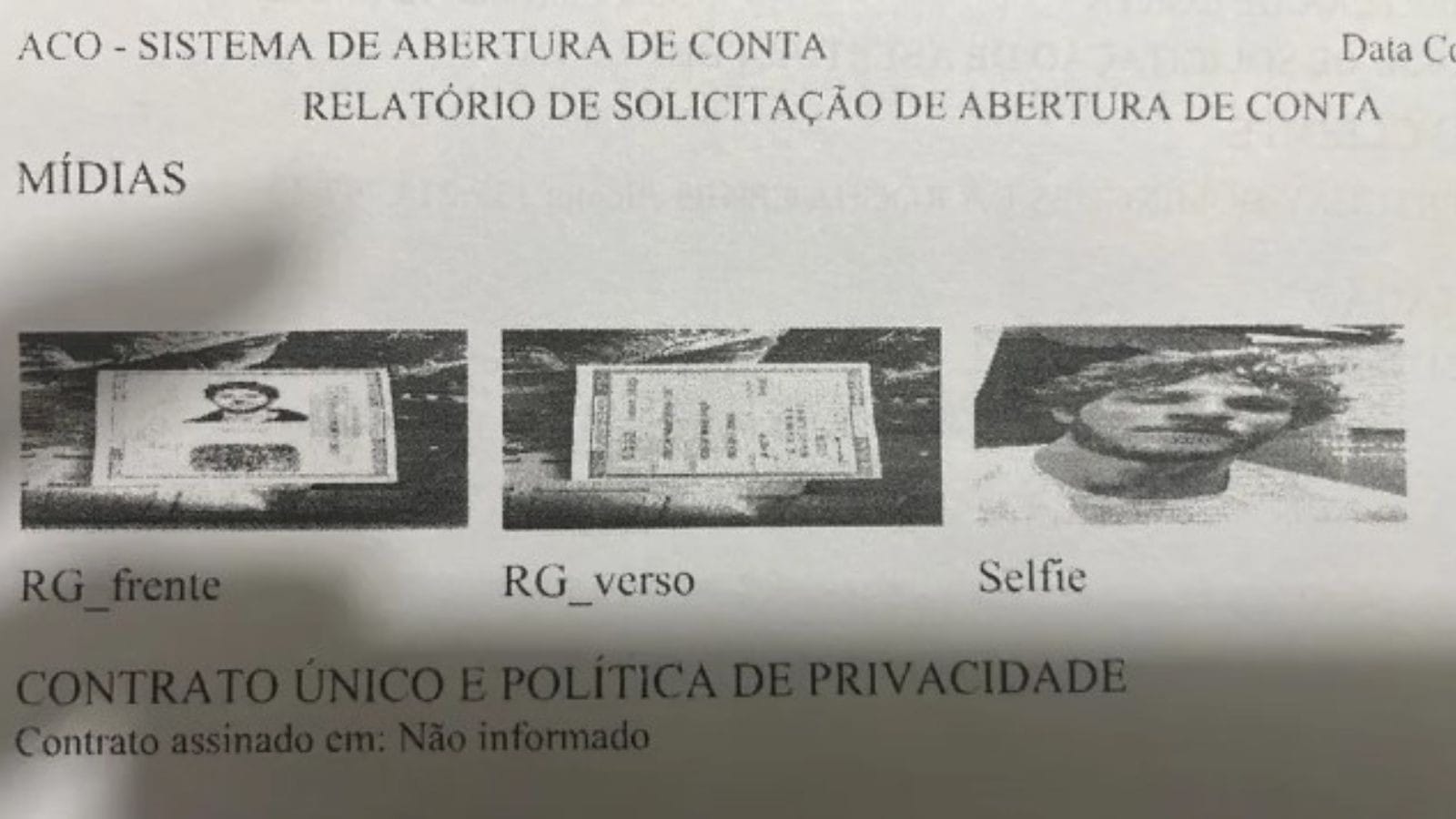 Documentos falsos utilizados por Chay Suede