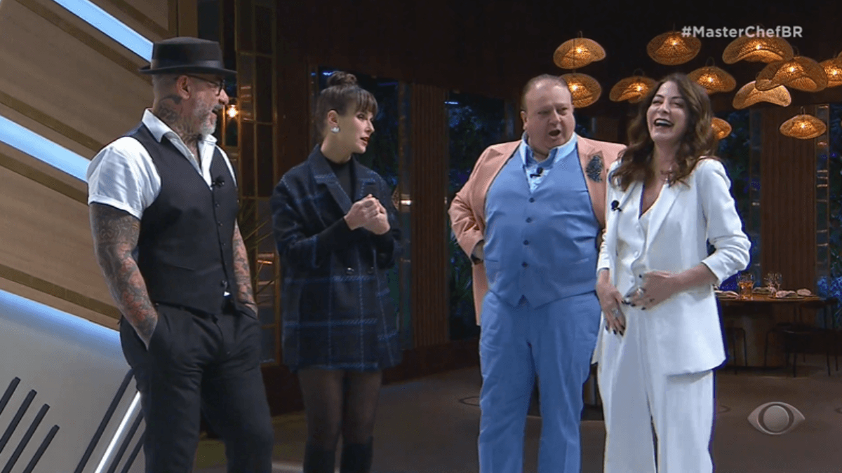 Jacquin imita Ana Paula Padrão no MasterChef e arranca risos dos jurados