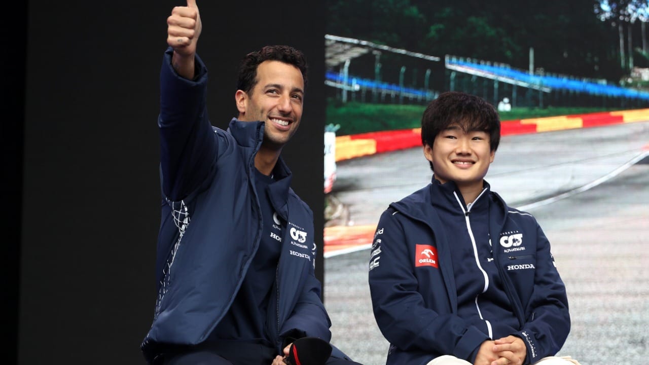 AlphaTauri terá Tsunoda e Ricciardo como titulares em 2024; Lawson será reserva