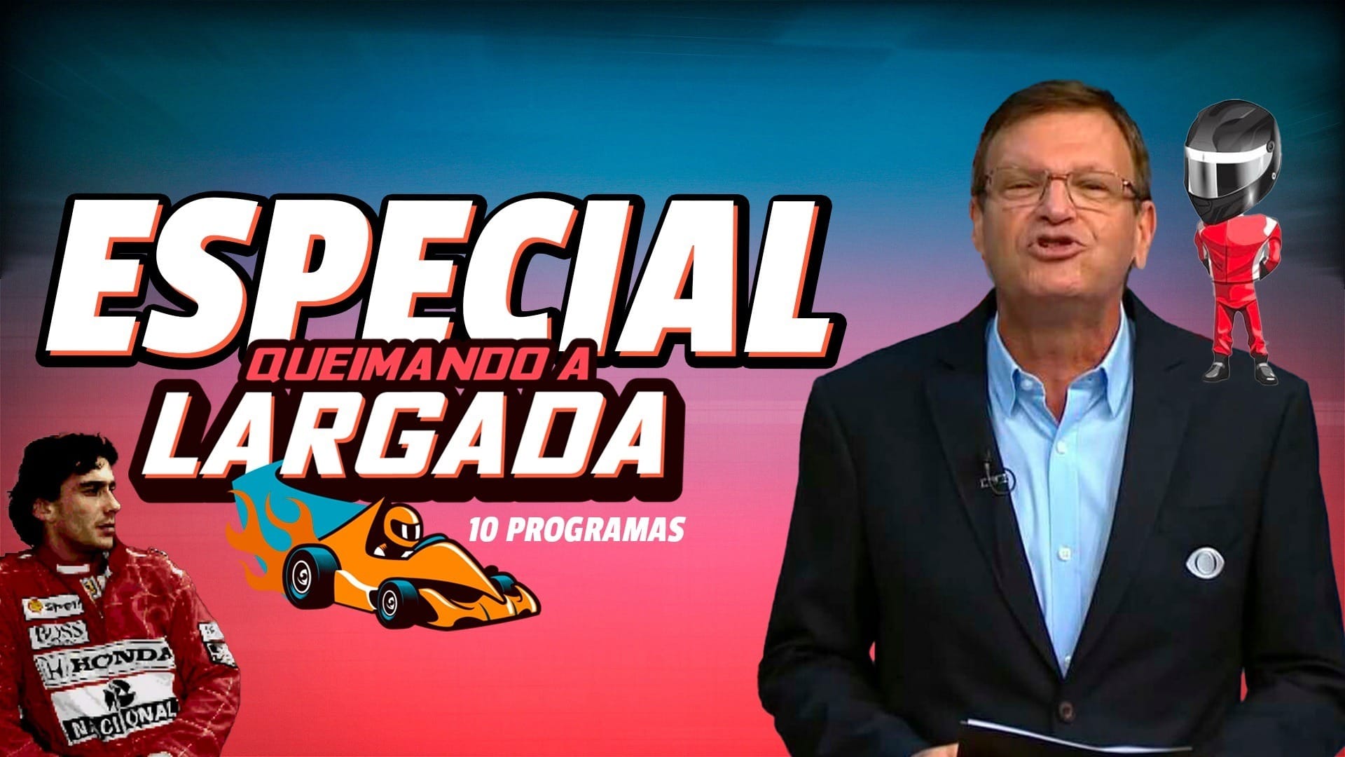 Sergio Mauricio, Rubinho, Regi Leme e mais... No Queimando a Largada especial