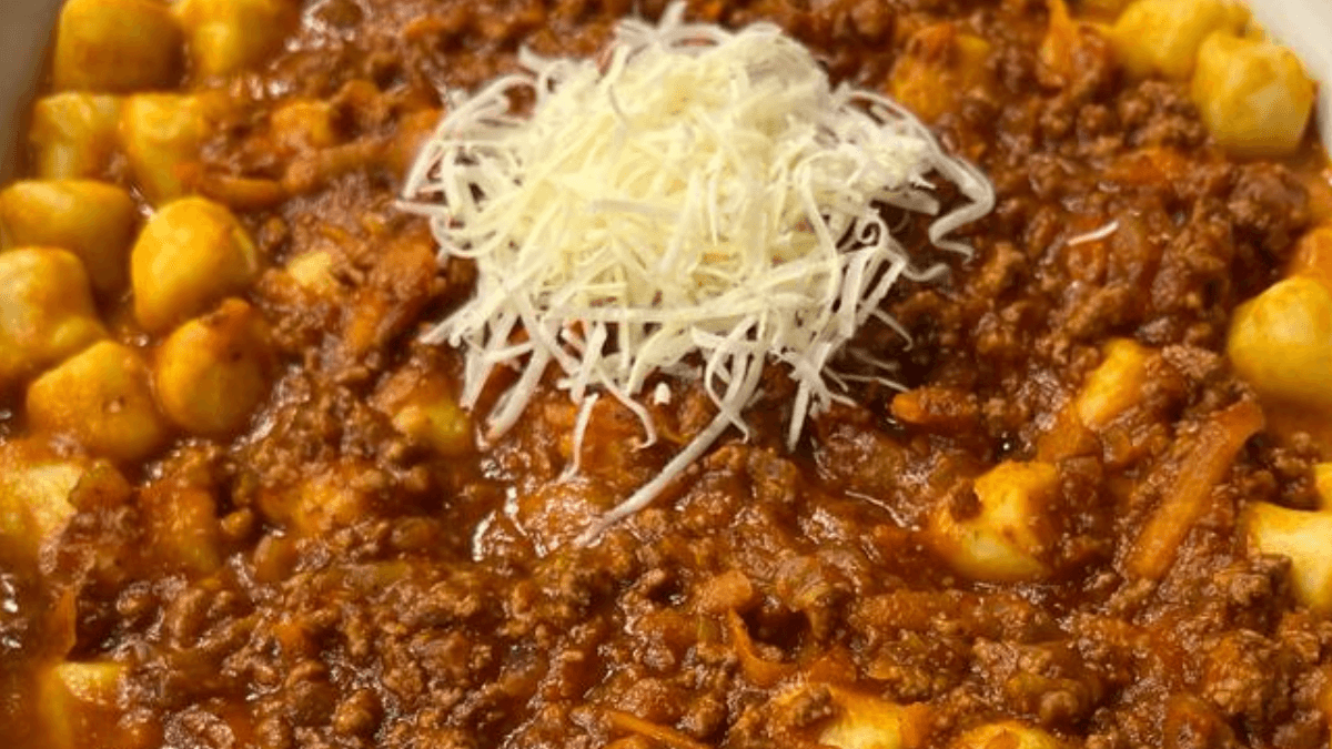 Nhoque de mandioca à bolonhesa | Band Receitas