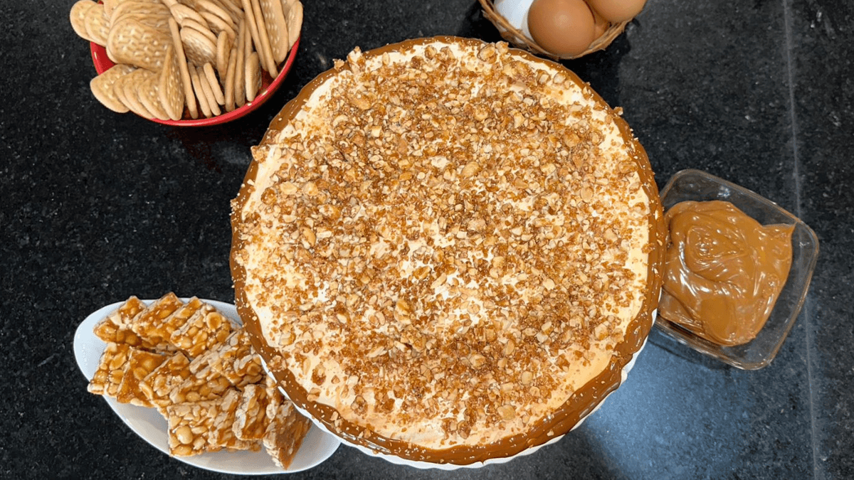 Torta crocante de doce de leite | Band Receitas