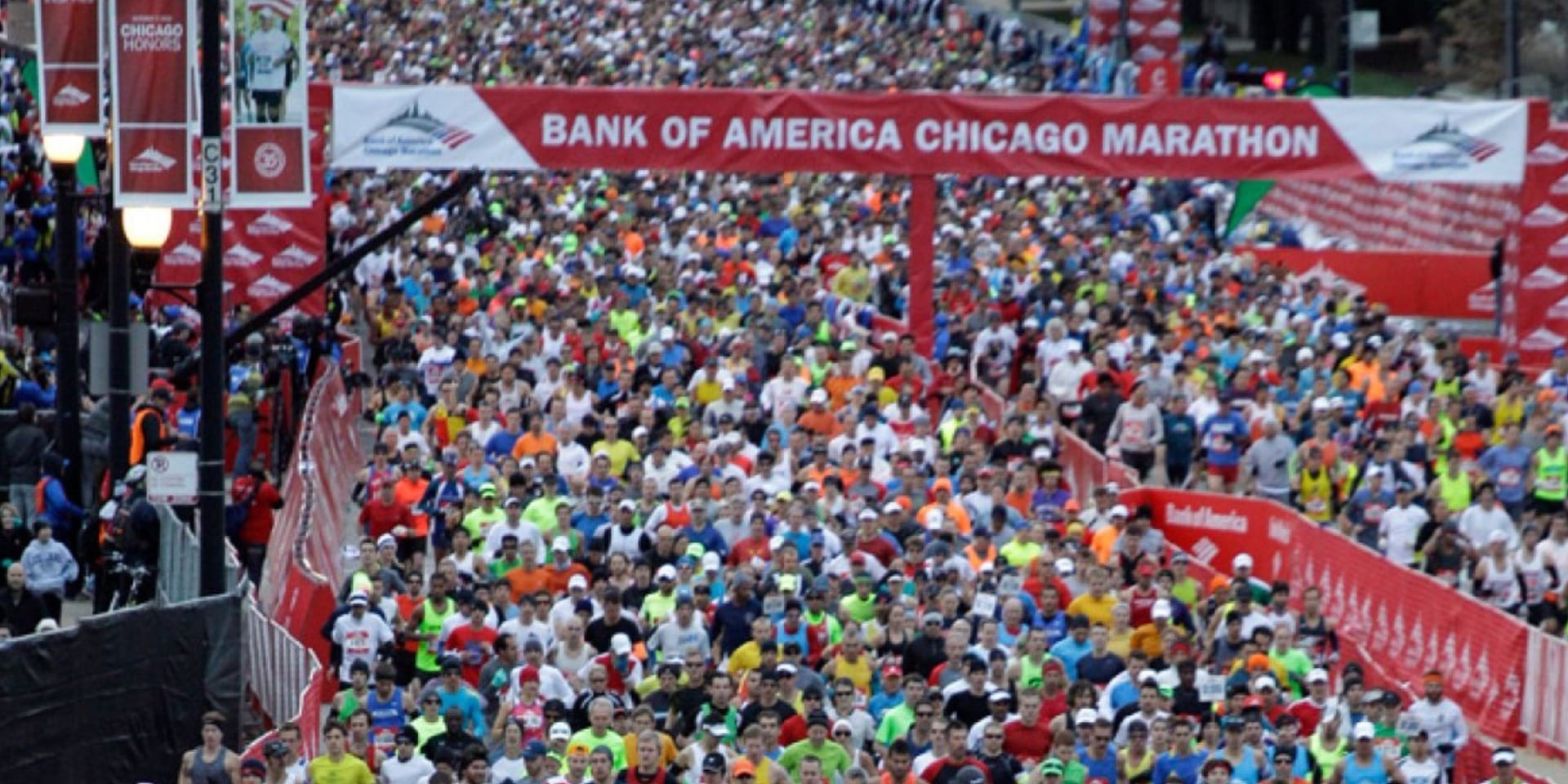Percurso da maratona corta 29 distritos de Chicago (foto: Divulgação)
