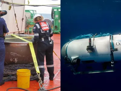 Guarda Costeira dos EUA encontra destroços do submarino Titan com restos humanos