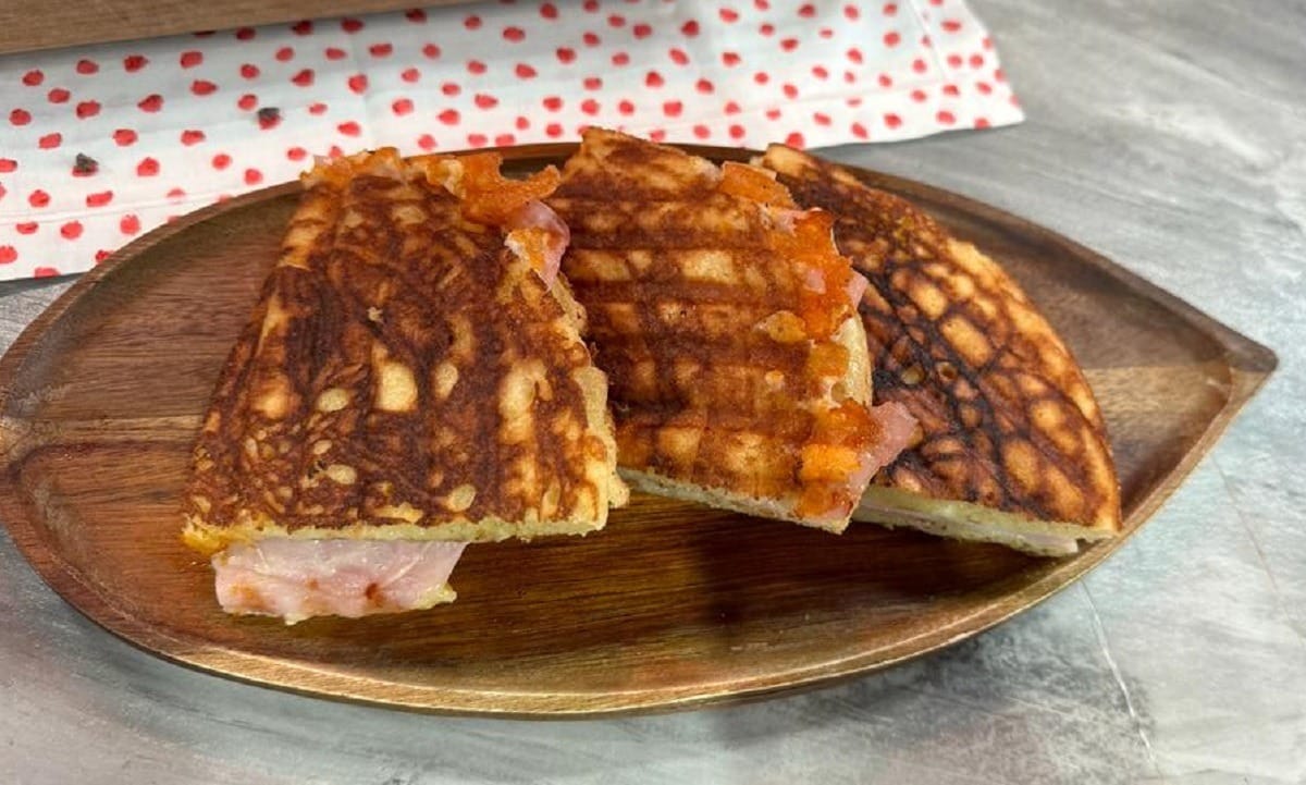 Tostex de panqueca | Band Receitas