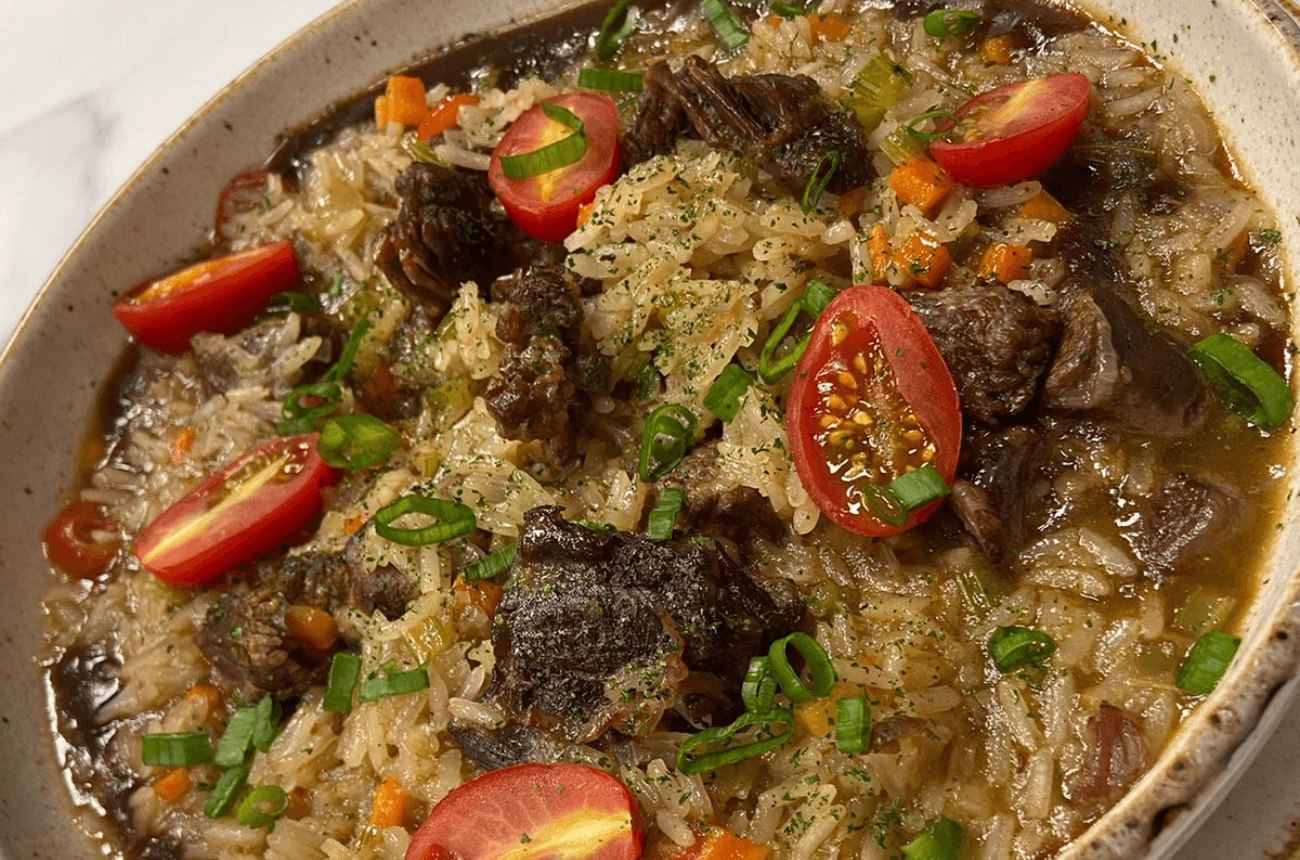 Arroz caldoso com músculo | Band Receitas