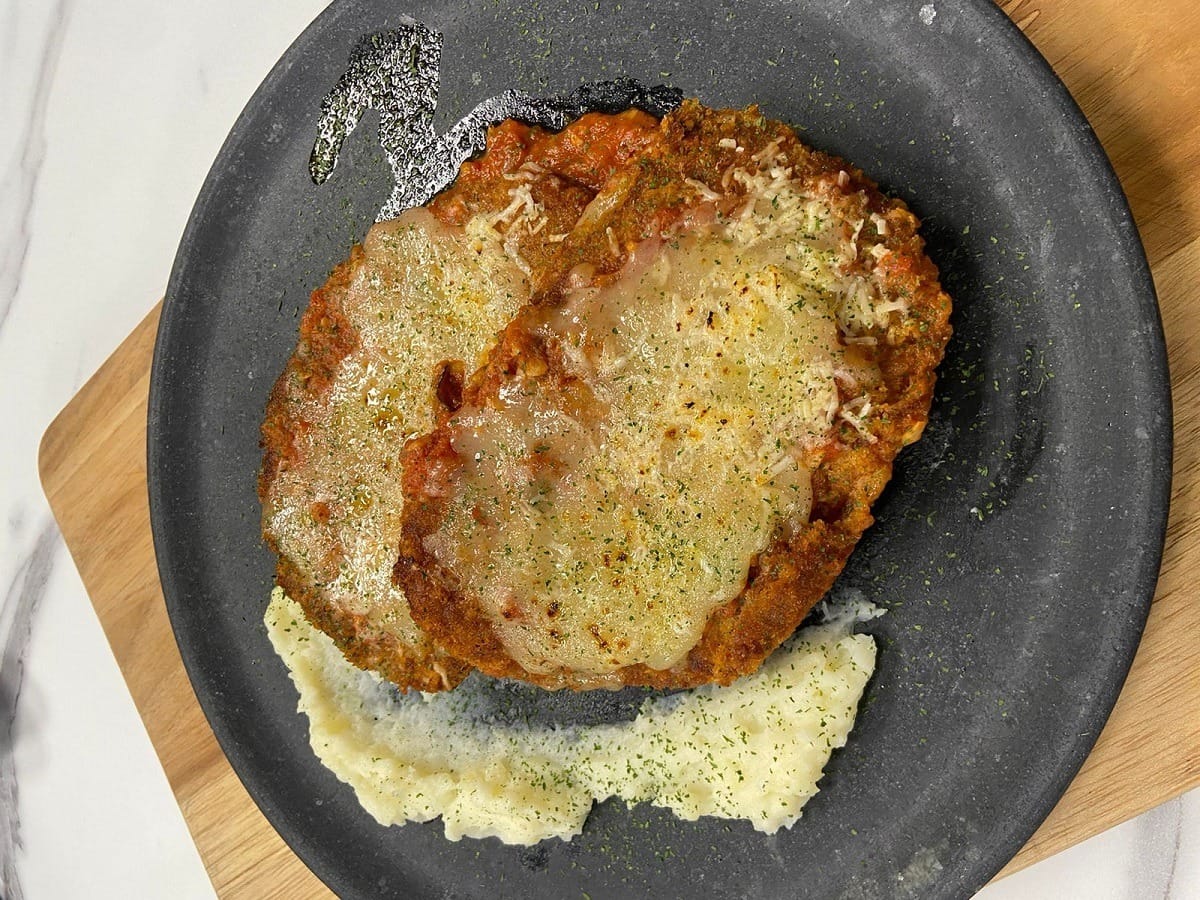 Bife à parmegiana com purê de batata | Band Receitas