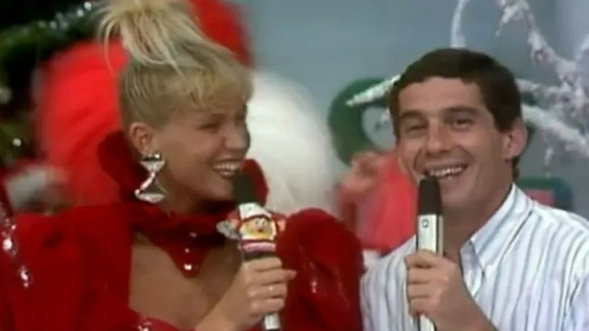 Xuxa e Senna (Foto: Reprodução)