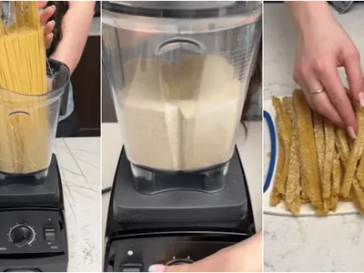 Macarrão no liquidificador: a internet está chocada com receita do TikTok