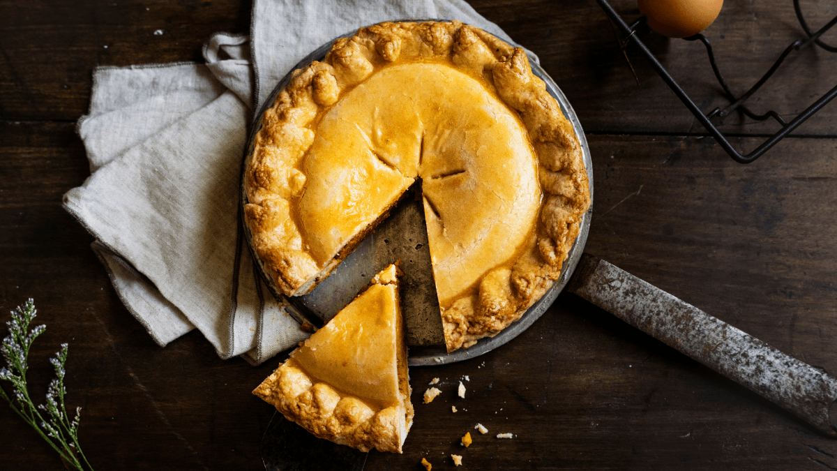 Torta de frango com massa de batata-doce | Band Receitas