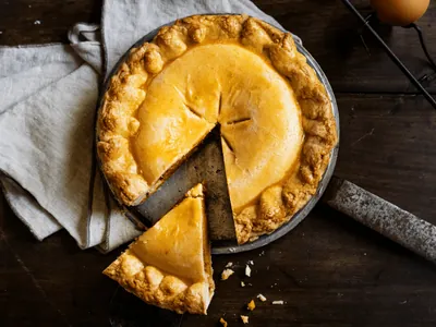 Torta de frango com massa de batata-doce | Band Receitas