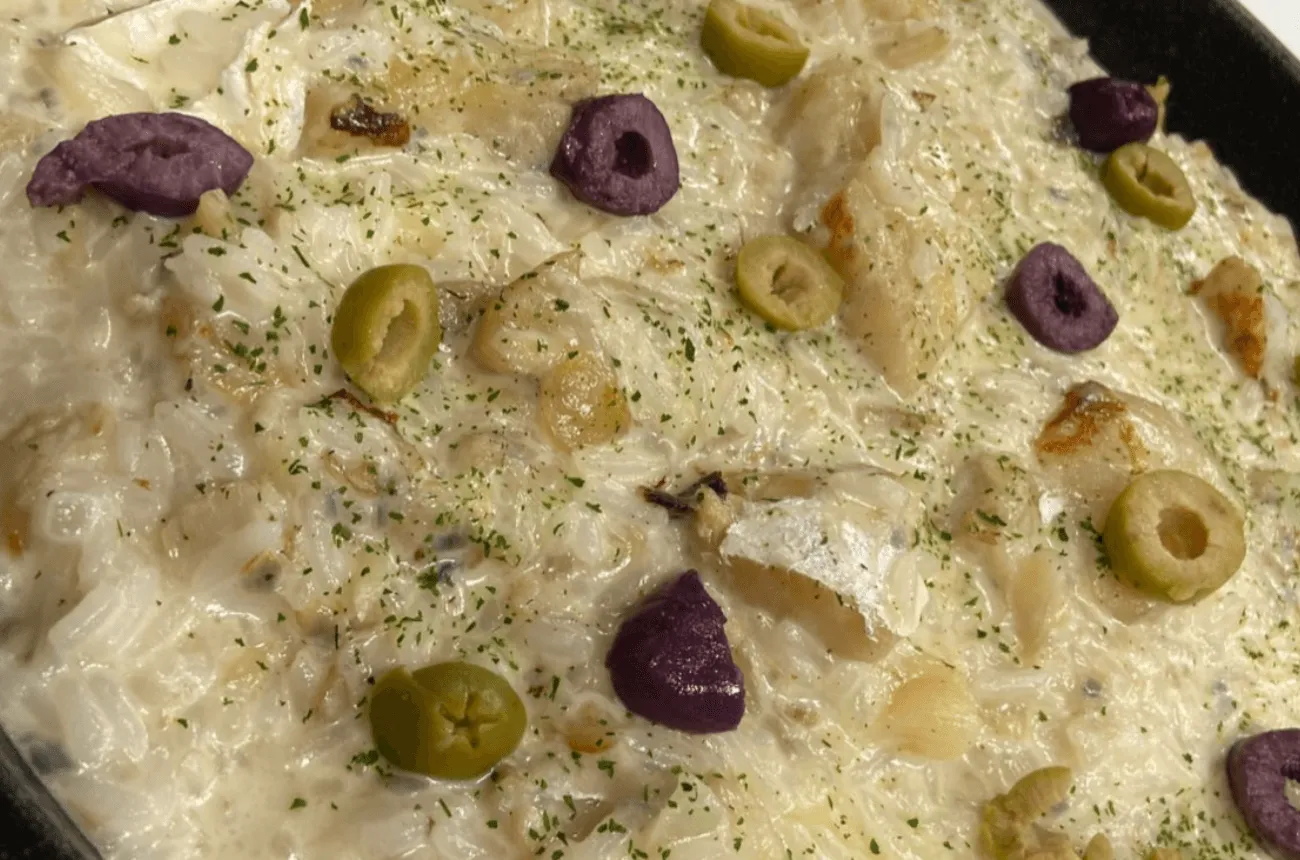 Bacalhau caprichado com arroz cremoso | Band Receitas