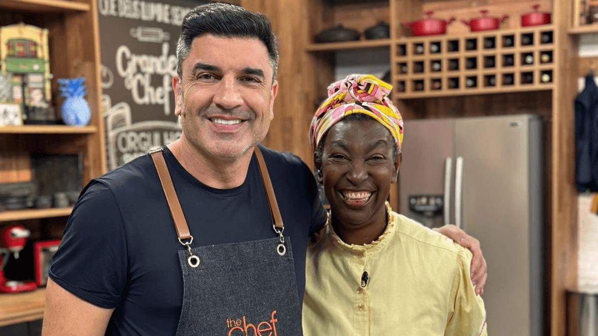 Edu Guedes e Cidinha Santiago no The Chef (Foto: Reprodução/Instagram)