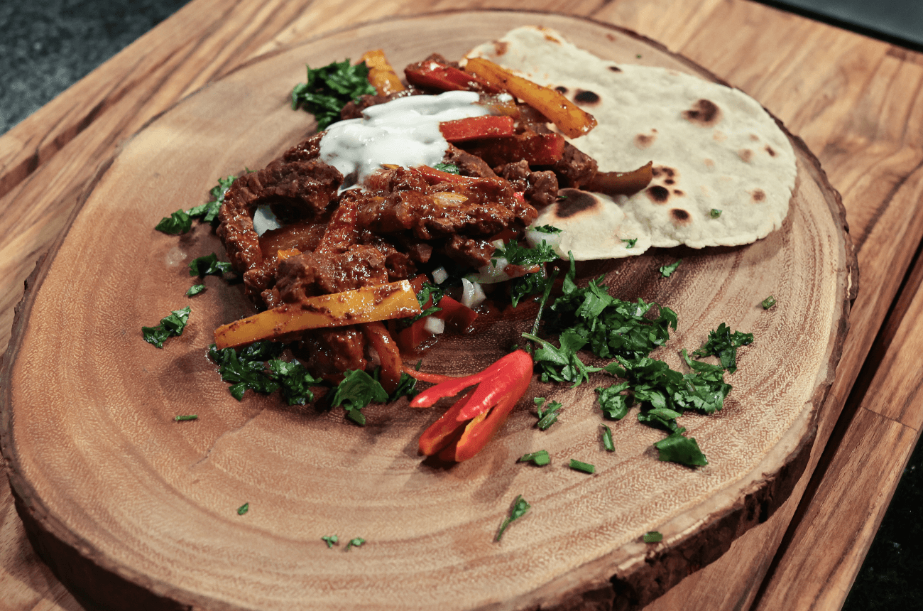 Fajitas com pico de gallo e tortillas | Band Receitas