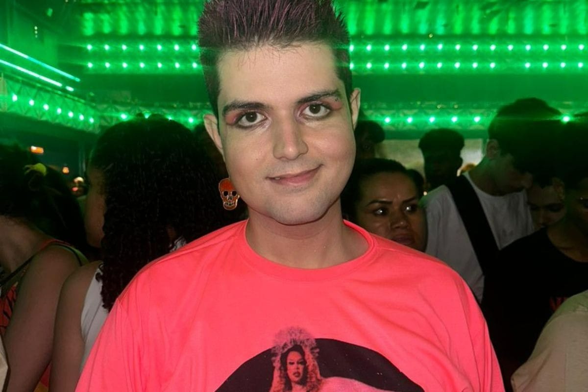 Erick Pereira Augusto, fã de Gloria Groove (Foto: Band.com.br)