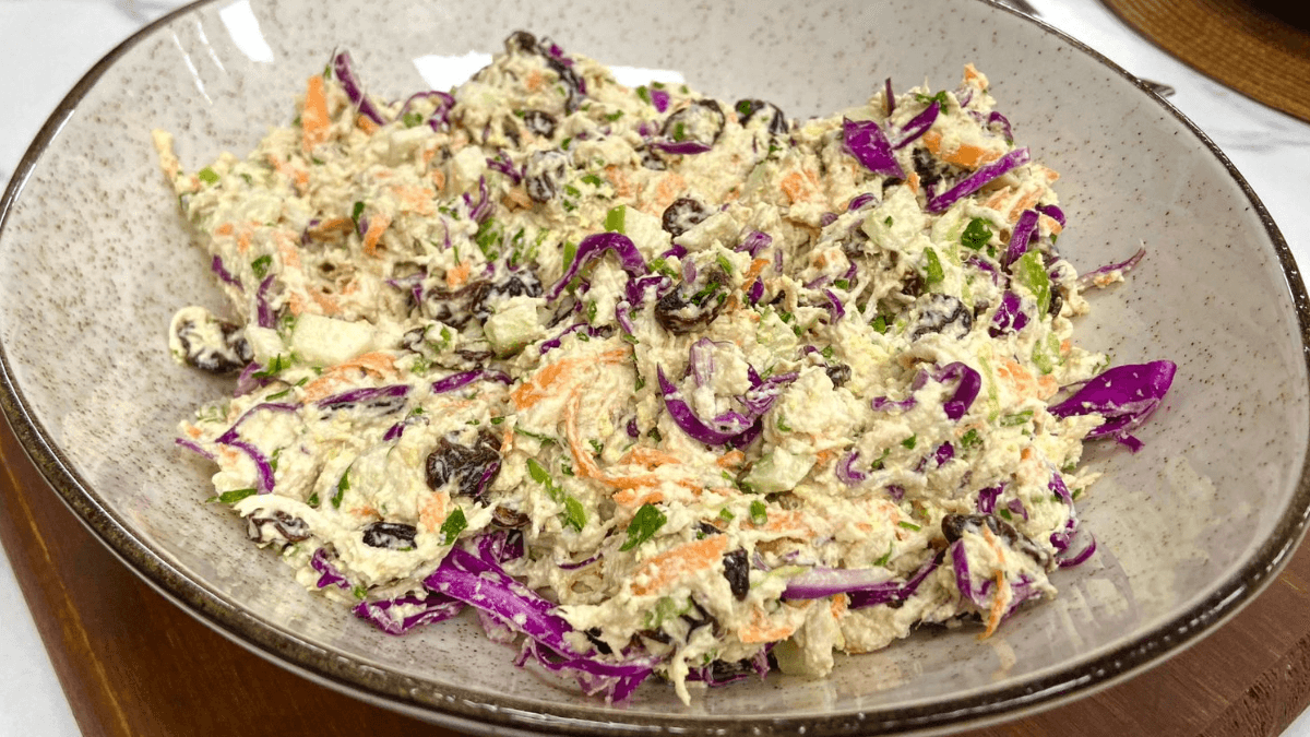 Salpicão de frango com requeijão | Band Receitas