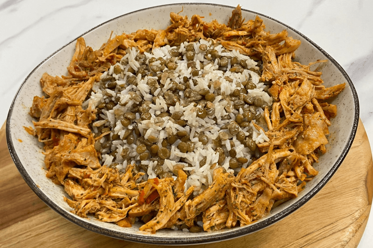 Arroz com lentilha e pernil desfiado | Band Receitas